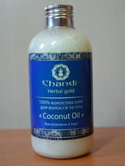 Натуральное «Кокосовое масло» для волос от ТМ Chandi
